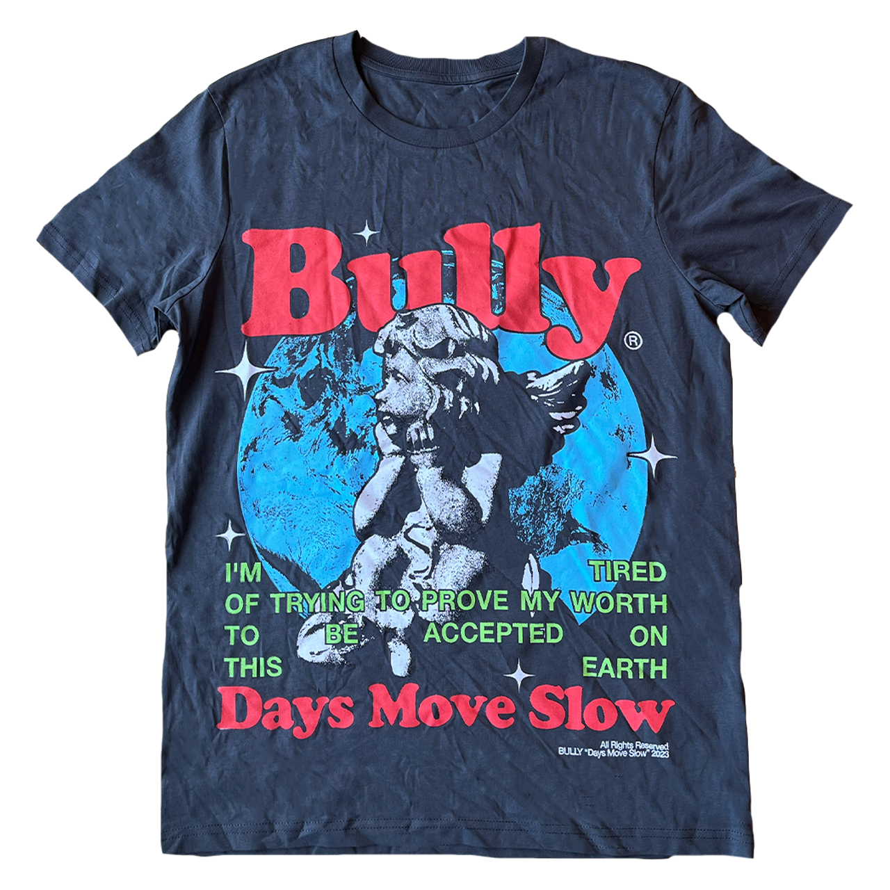 Days Move Slow Tee - Gray