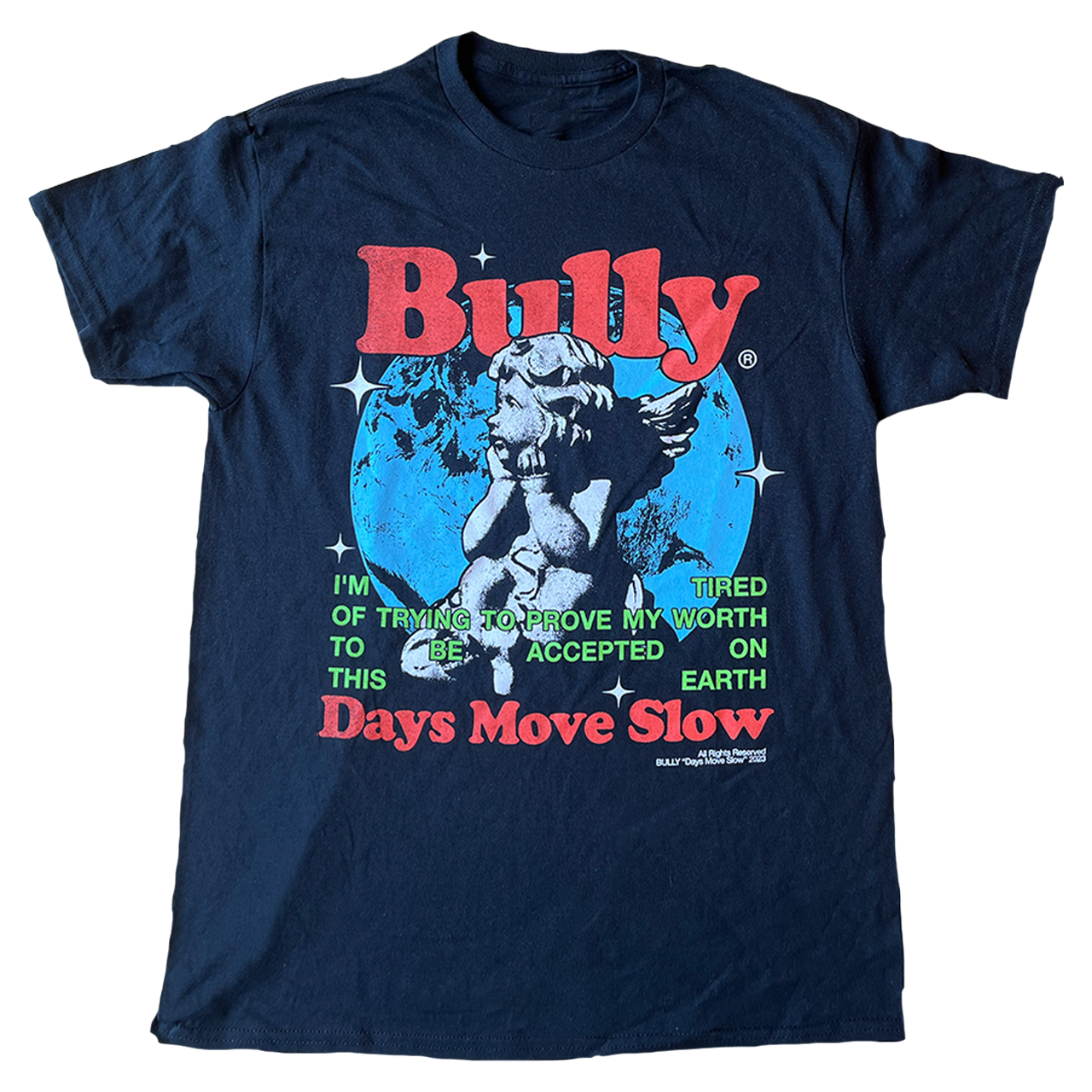 Days Move Slow Tee - Black